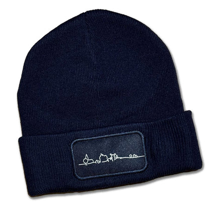 Beanie mit Skyline