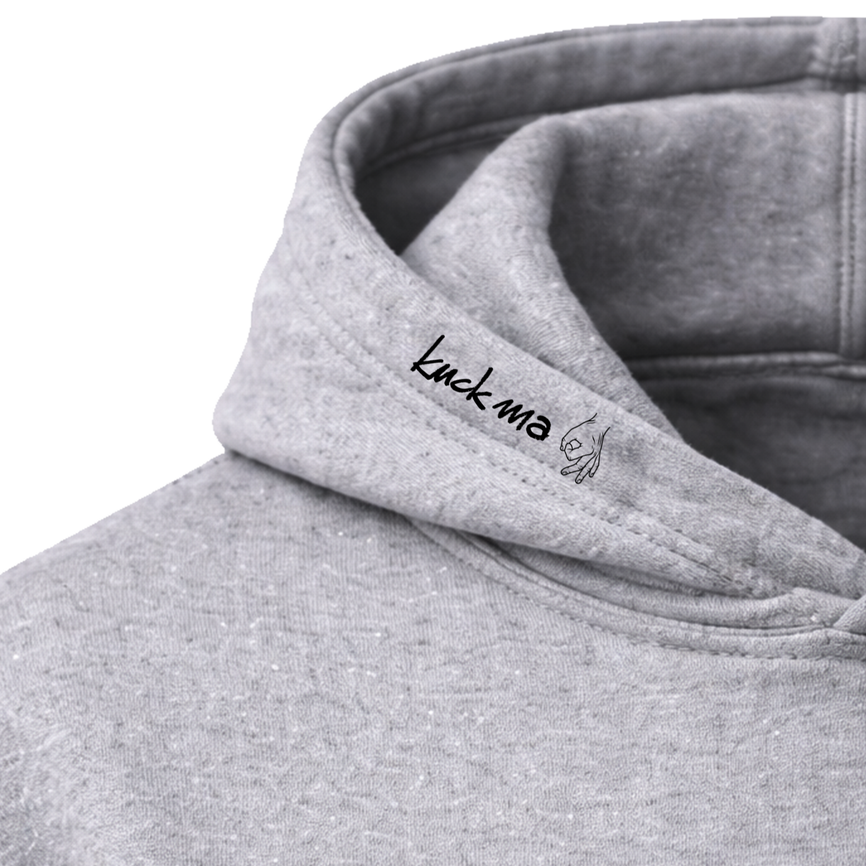 "Eigenlob stimmt" | Hoodie Heather Grey