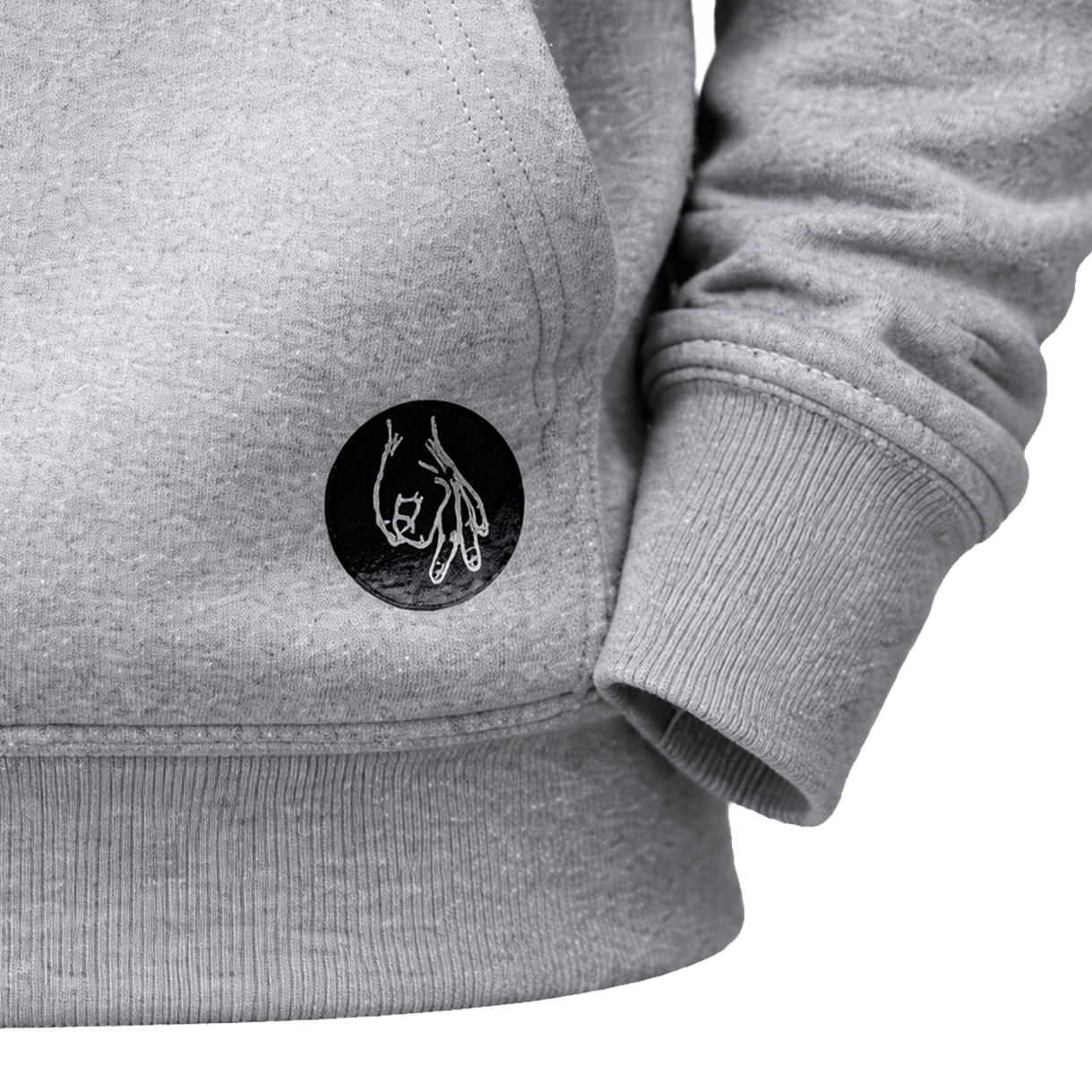 "Eigenlob stimmt" | Hoodie Heather Grey