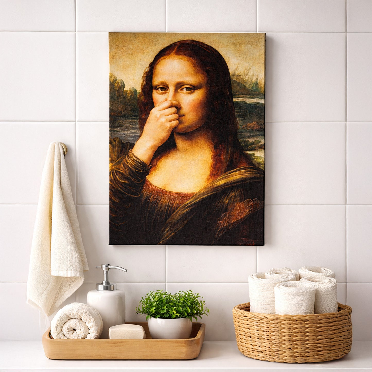 Mona Lisa "Stinker" Leinwand