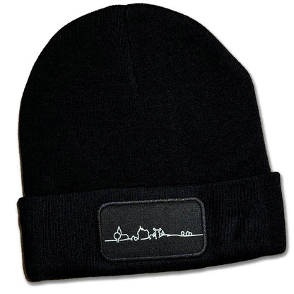 Beanie mit Skyline