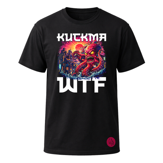 kuckma: ein riesiger Kraken | T-Shirt schwarz
